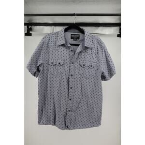 Cody James Blue Western Button Down Size L Men's